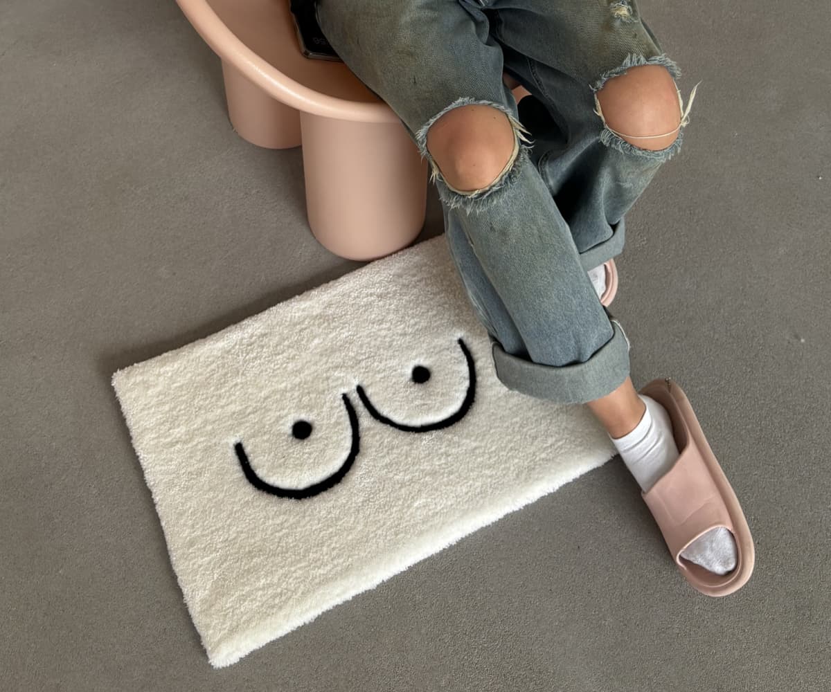 Коврик Tits Black, 60х40 см