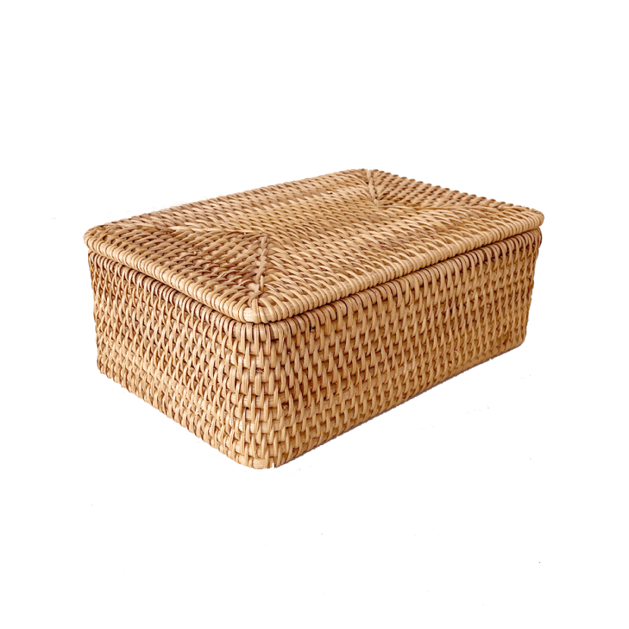 Короб из ротанга, S: 30х20х11 см
