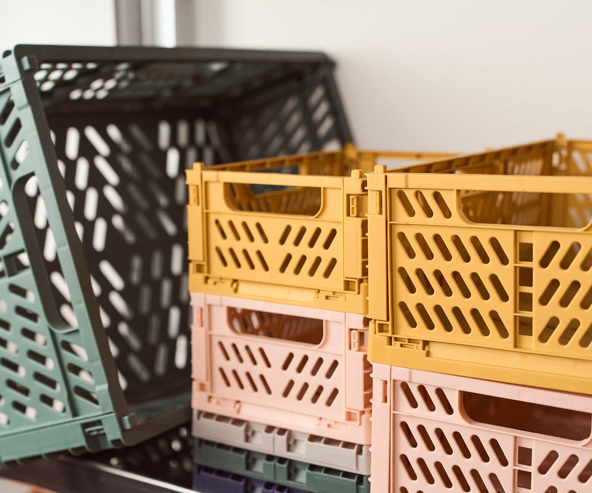 Ящик складной, зеленый