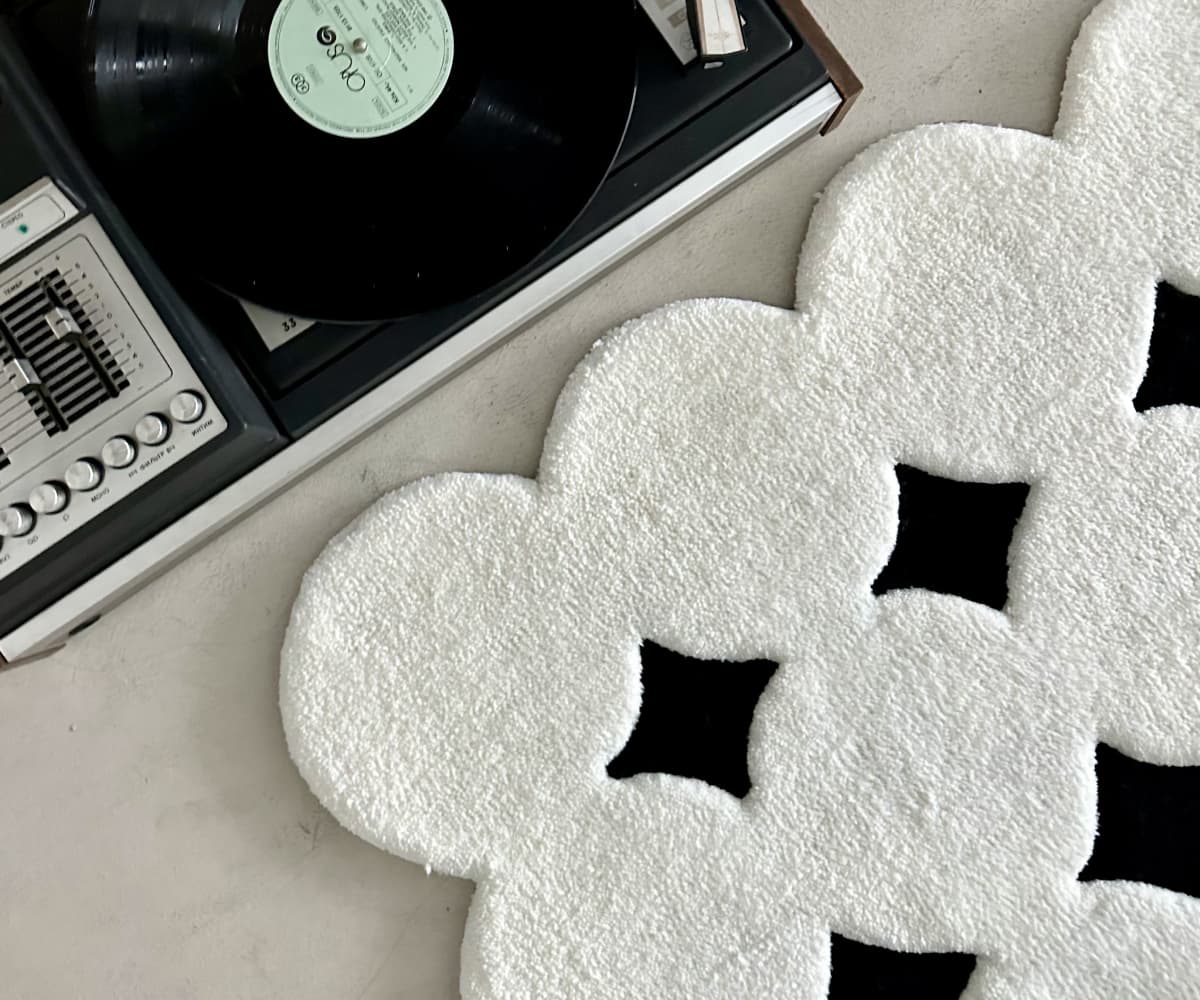 Коврик LUGG черный, 100х70 см