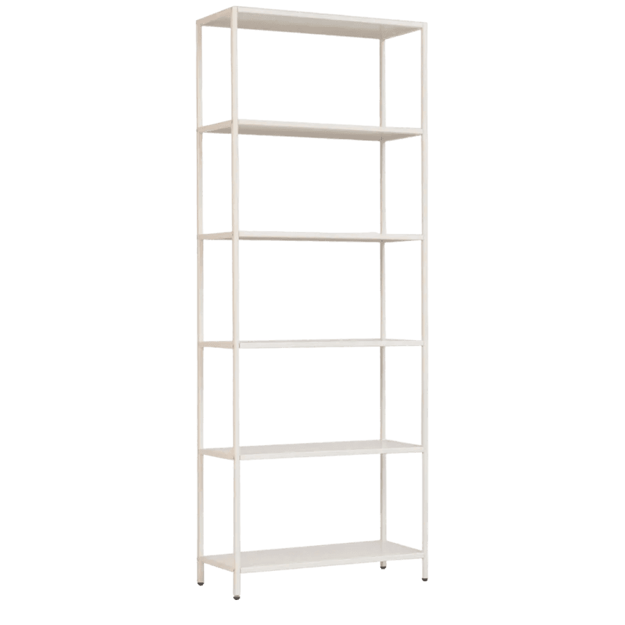 Стеллаж металлический 155х60х25, молочный