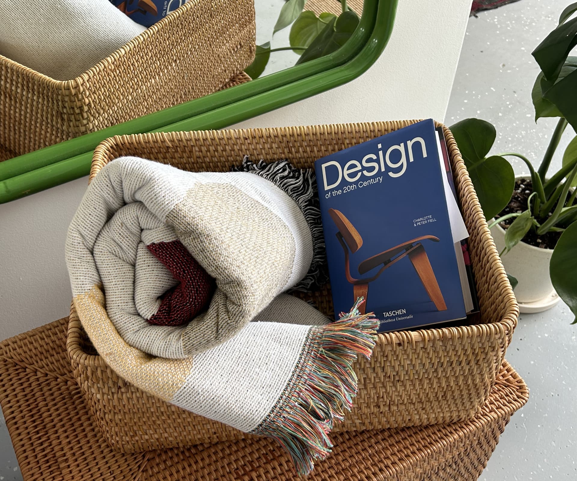 Короб из ротанга без ручек, Размер L