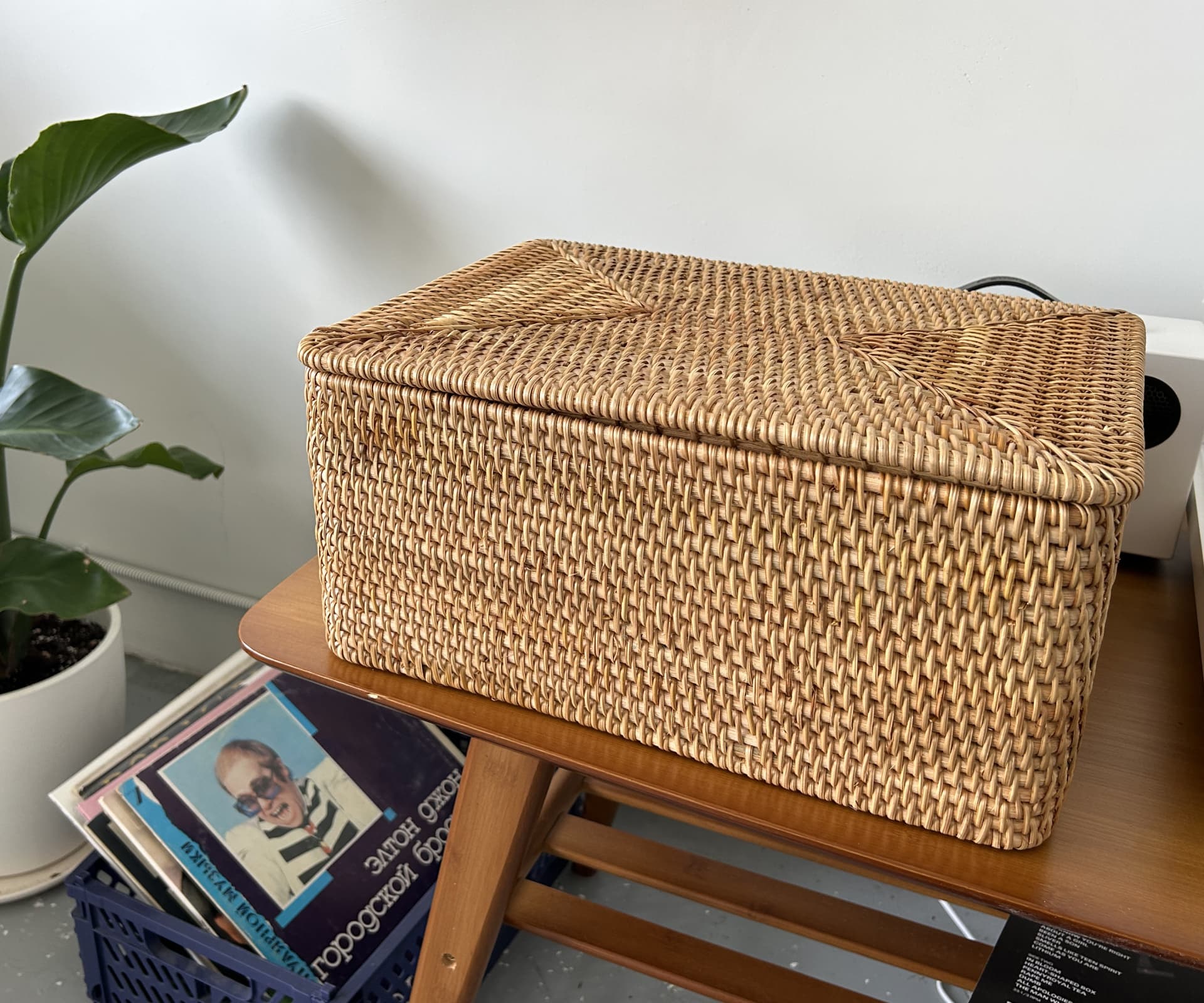 Короб из ротанга без ручек, Размер L
