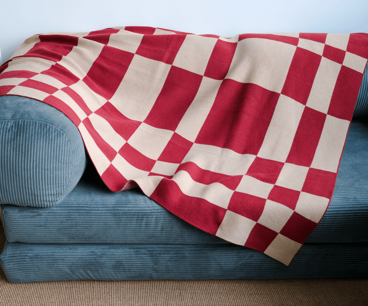 Плед клетчатый, 130х170см