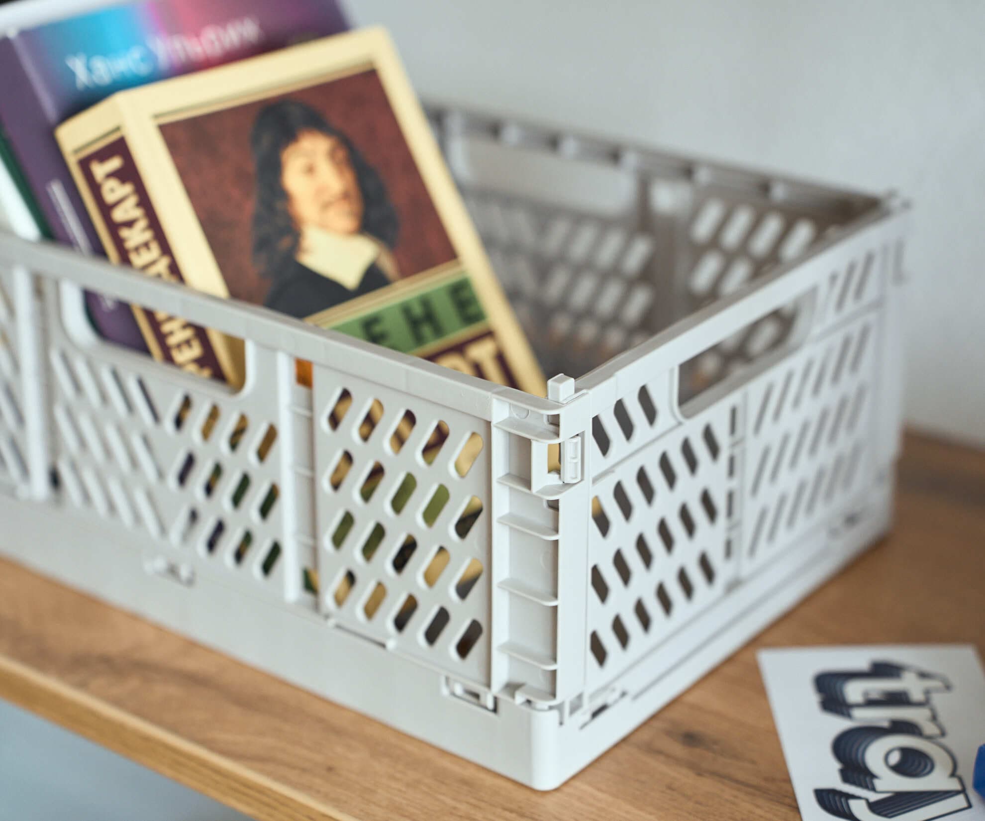 Ящик складной, серый