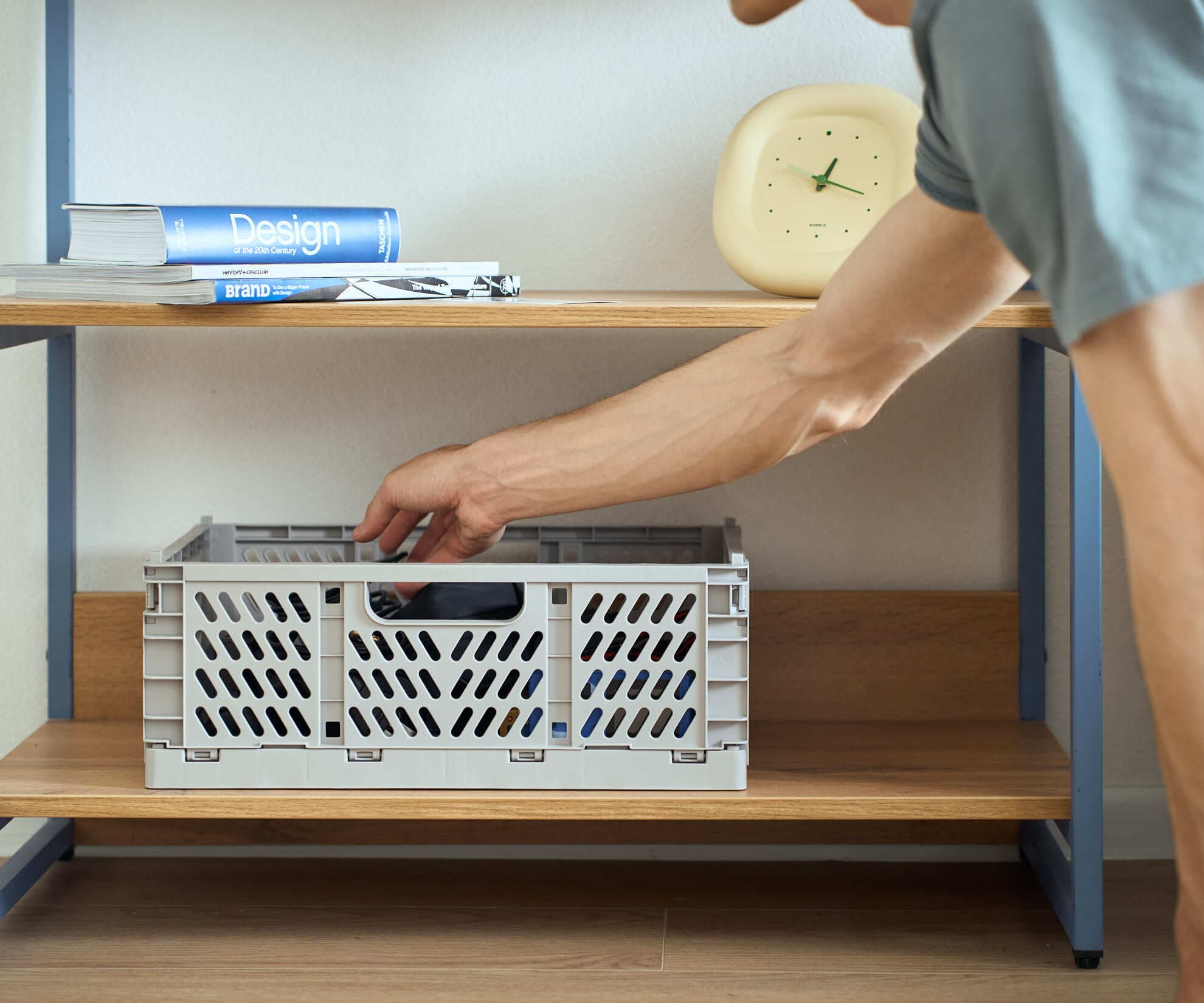 Ящик складной, серый