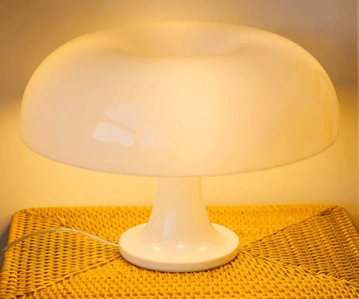 Лампа настольная Shroom, белая