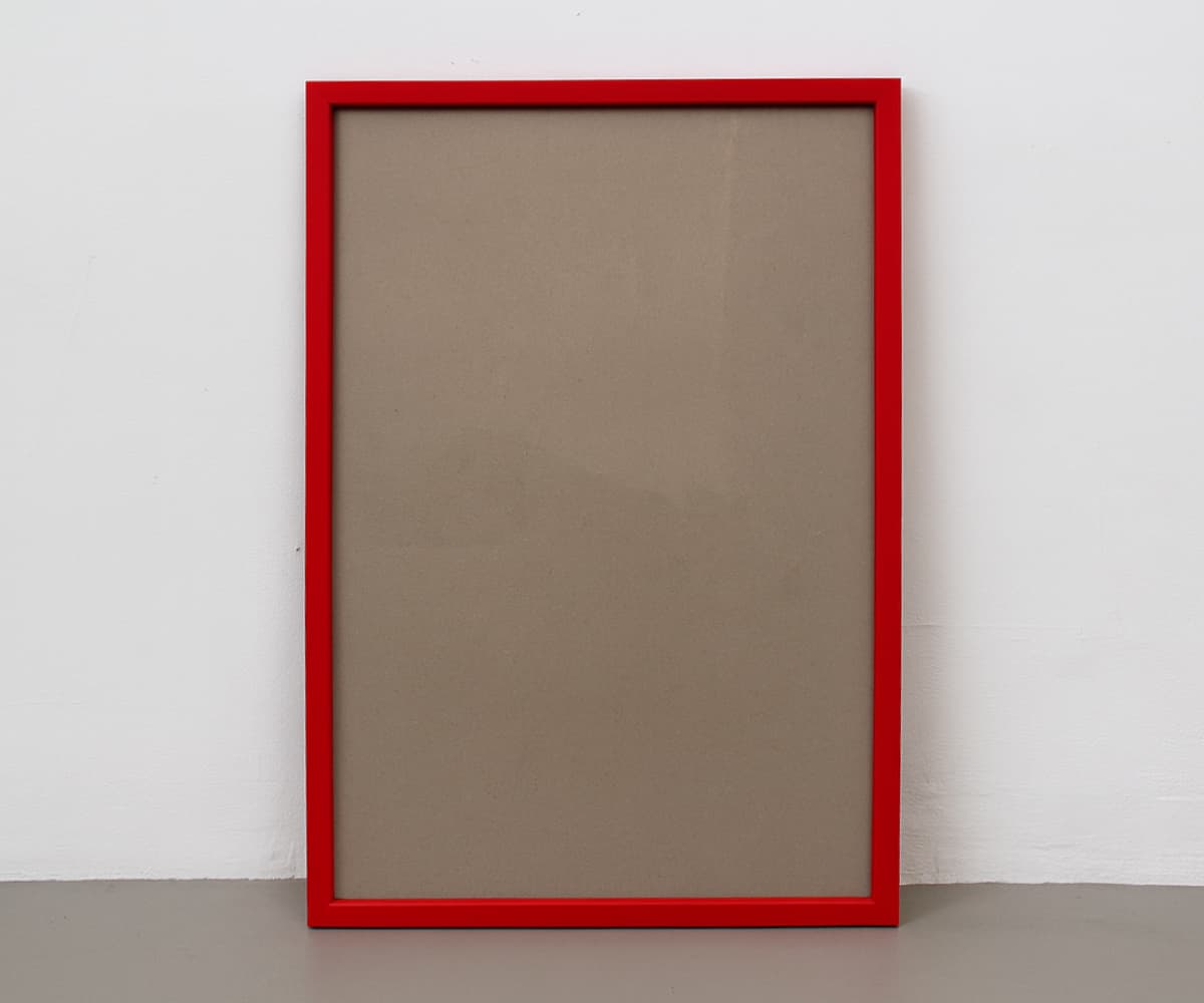 Рамка для постера красная