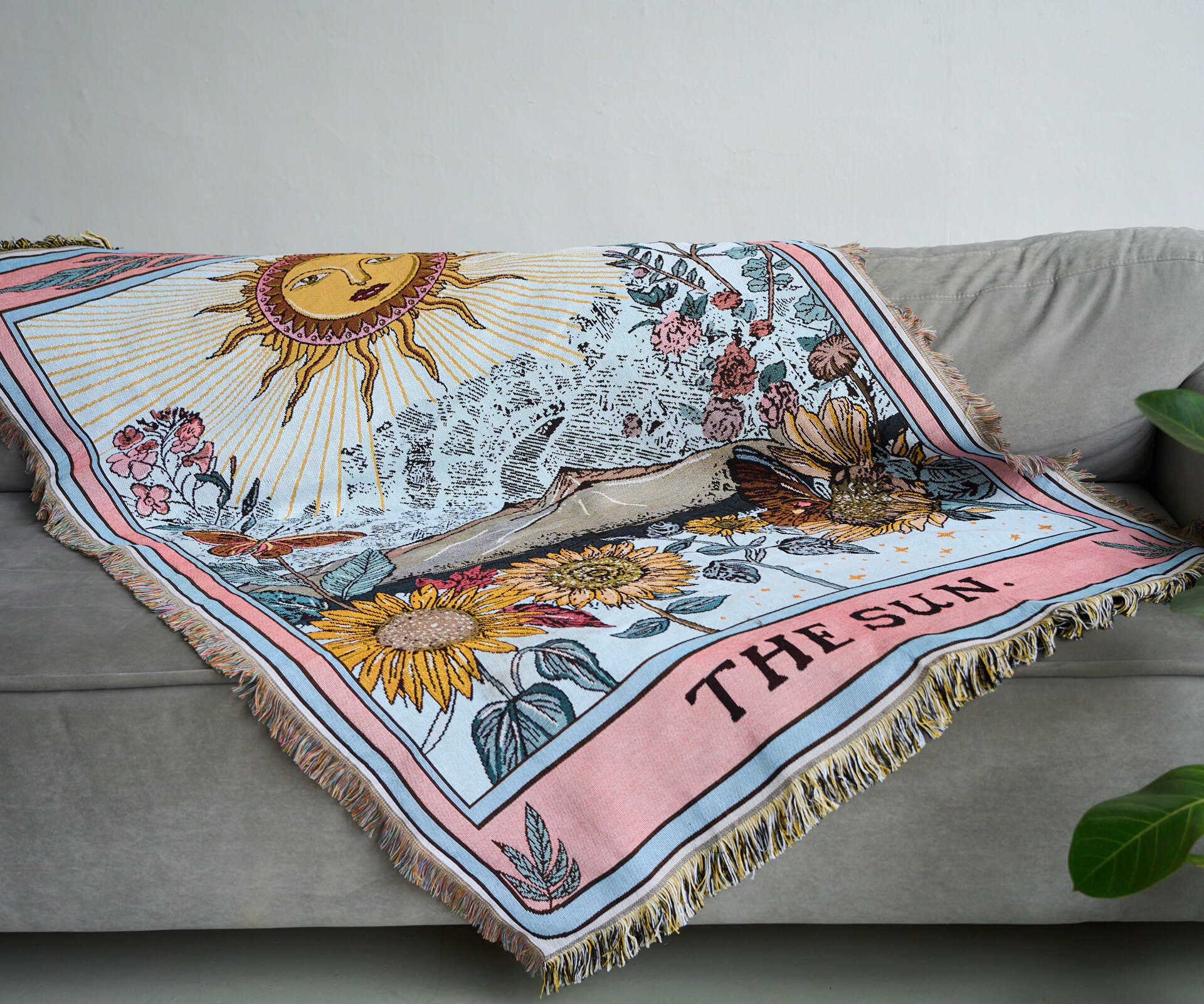 Тканный гобелен Sun, 130x180 см