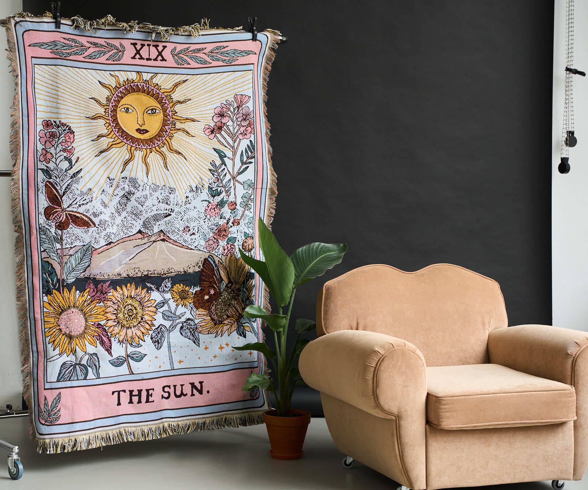 Тканный гобелен Sun, 130x180 см
