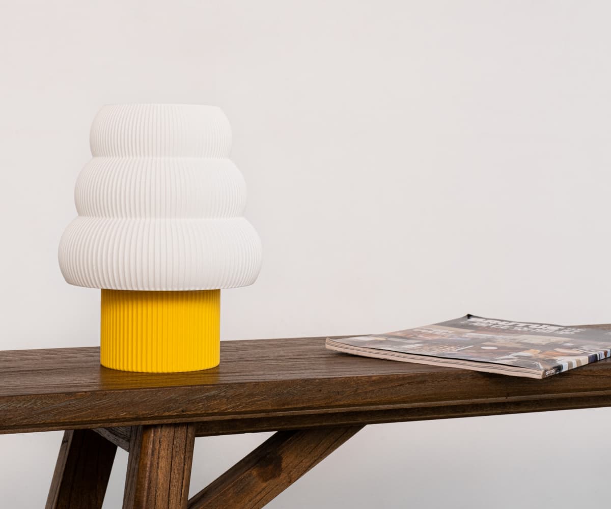 Лампа настольная Tree Yellow