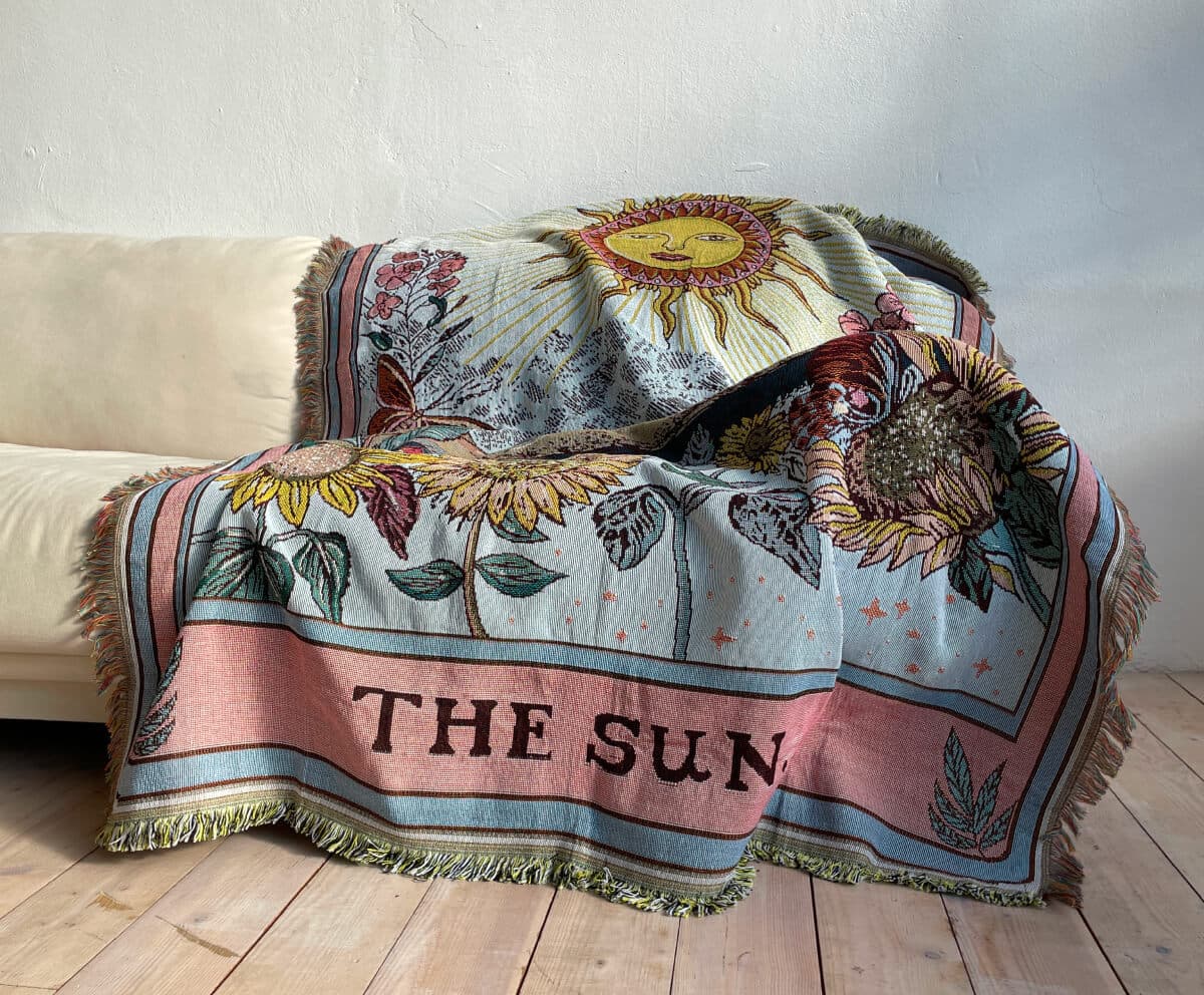 Тканный гобелен Sun, 130x180 см