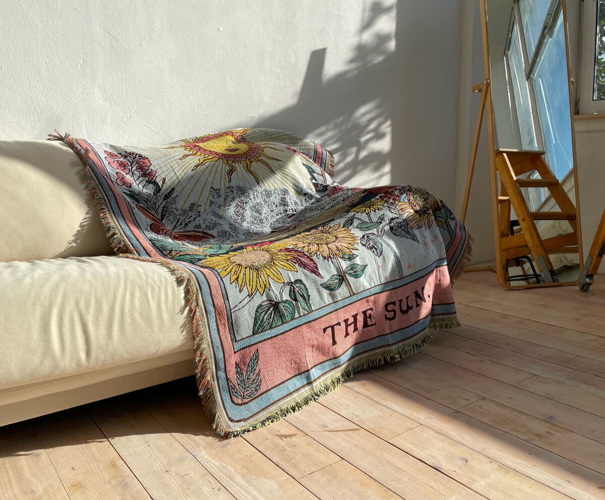 Тканный гобелен Sun, 130x180 см