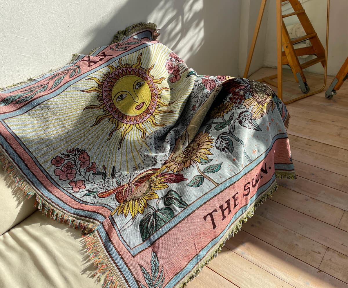 Тканный гобелен Sun, 130x180 см