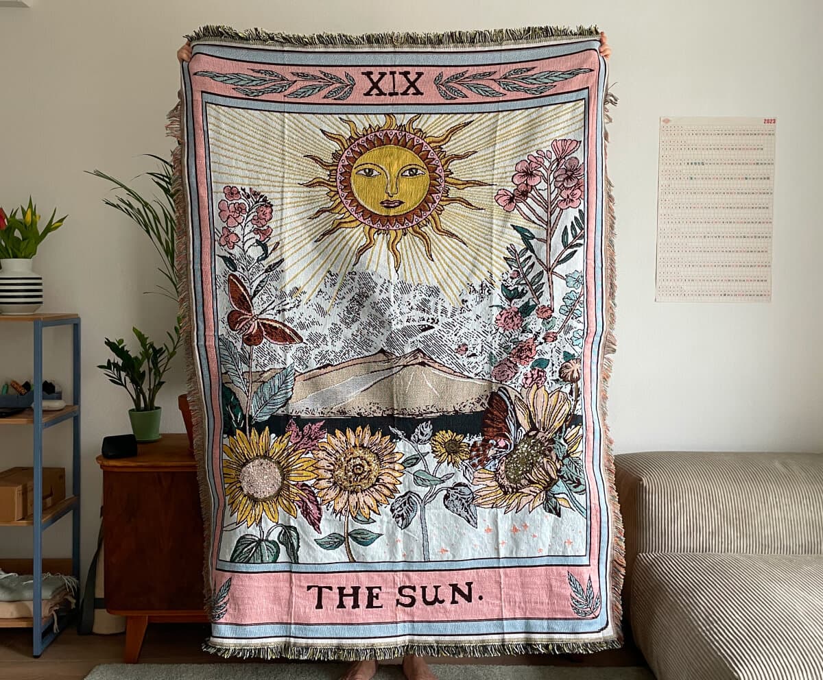 Тканный гобелен Sun, 130x180 см