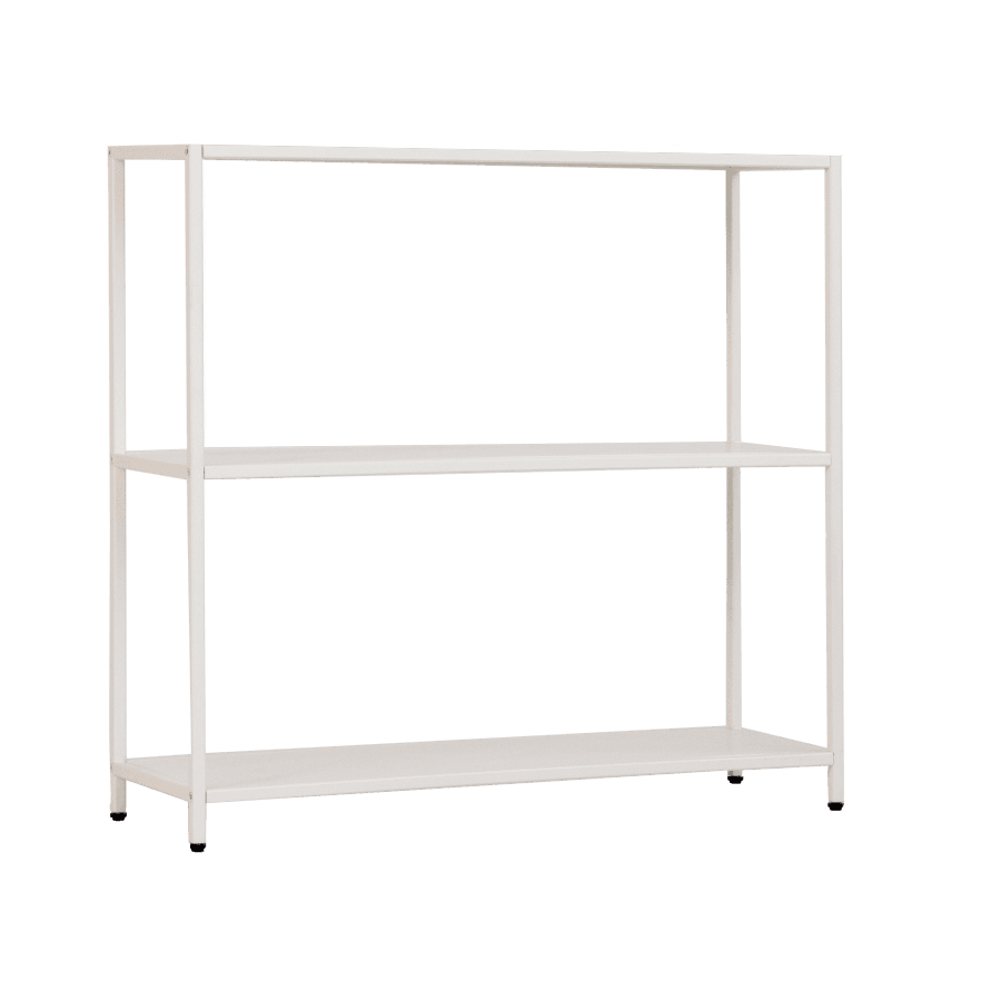 Стеллаж металлический 75х80х25, молочный