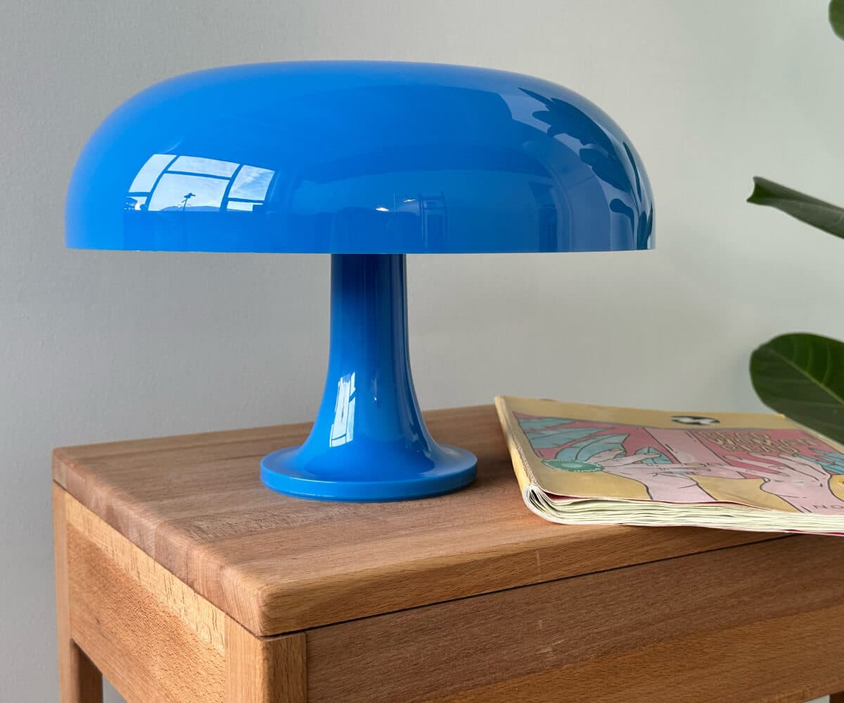 Лампа настольная Shroom, синяя