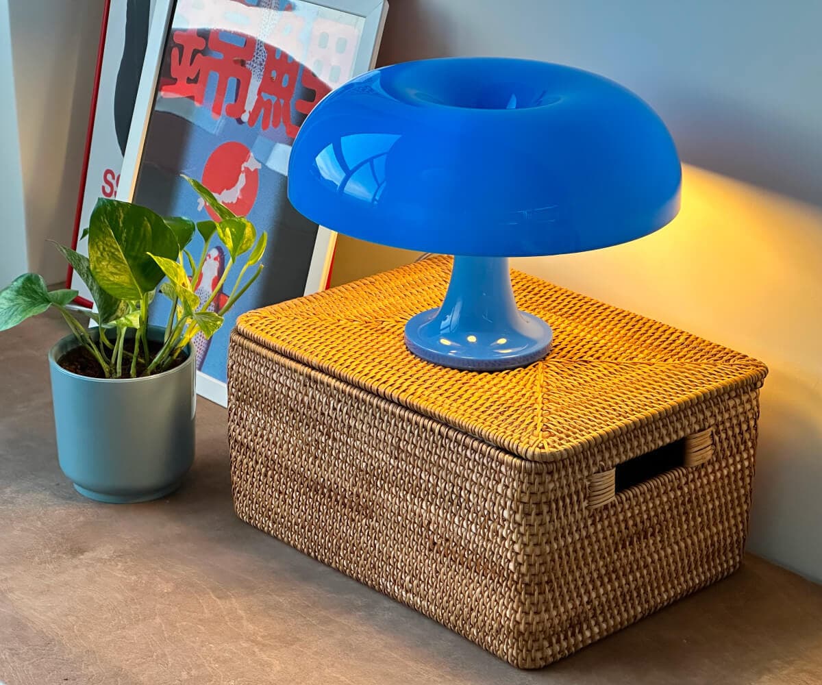 Лампа настольная Shroom, синяя