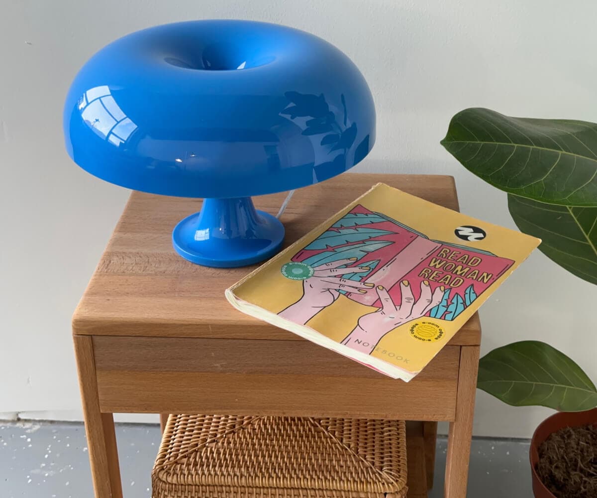 Лампа настольная Shroom, синяя