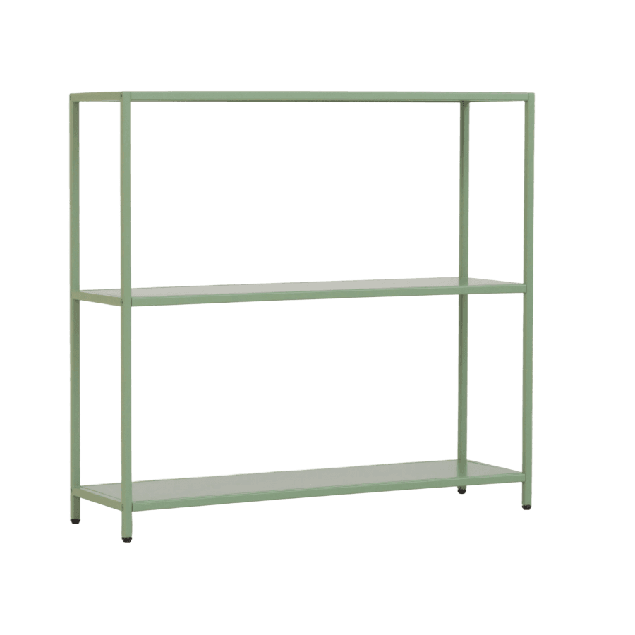 Стеллаж металлический 75х80х25, зеленый