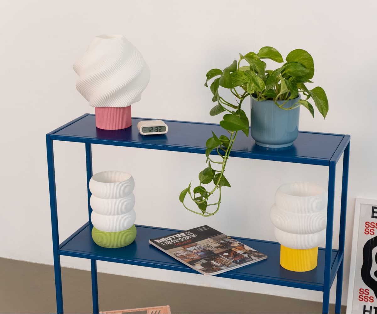 Лампа настольная Cream Pink