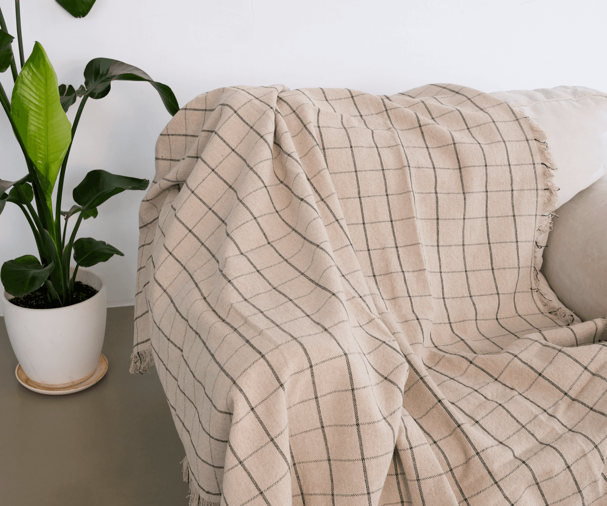 Плед клетчатый, 200х130см