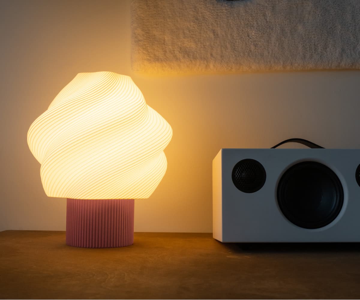 Лампа настольная Cream Pink