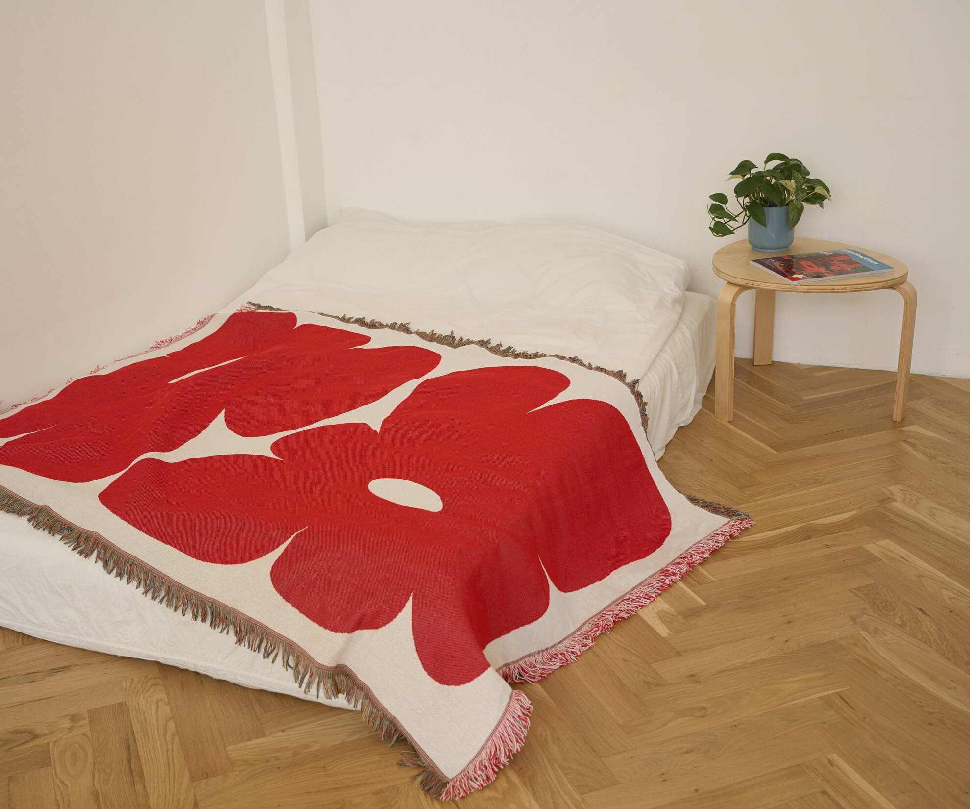 Тканный плед Flower, 130x180 см