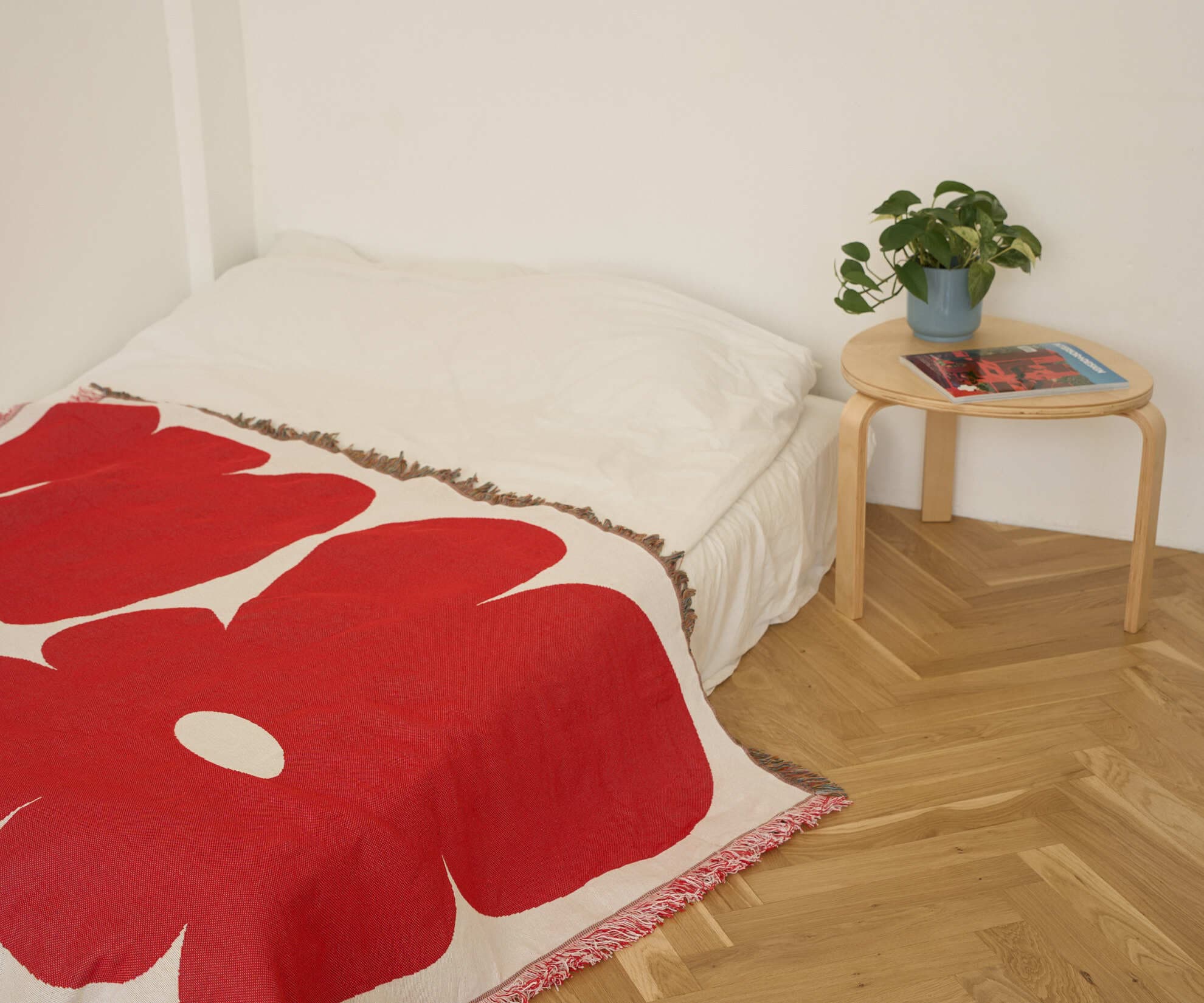 Тканный плед Flower, 130x180 см