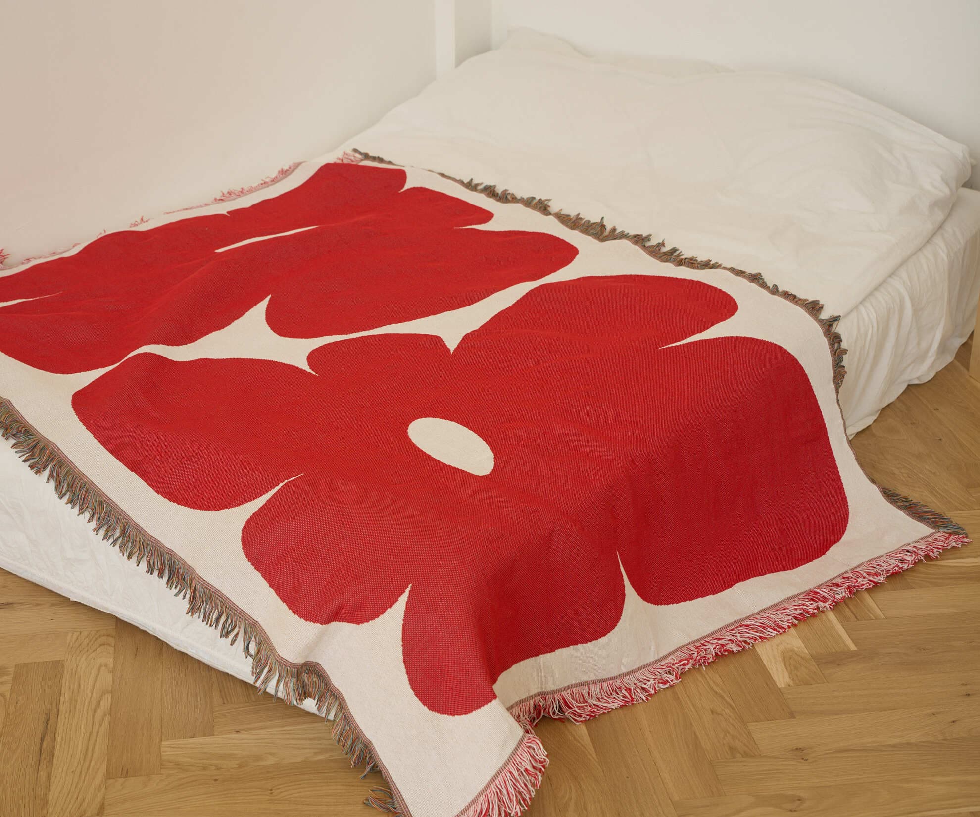 Тканный плед Flower, 130x180 см