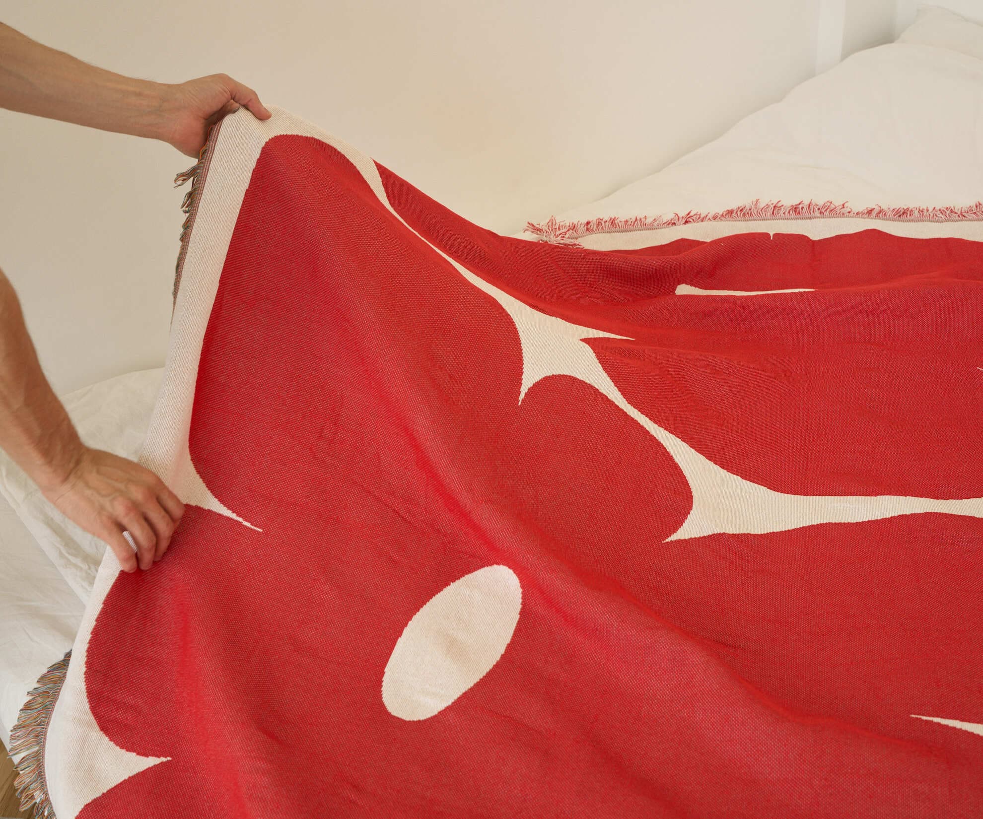 Тканный плед Flower, 130x180 см