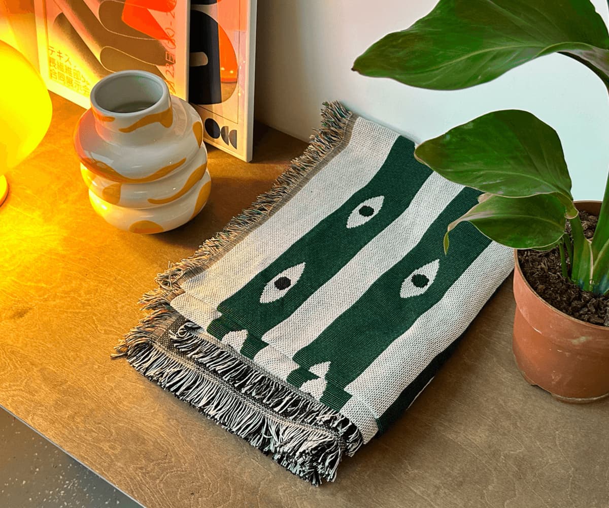 Тканный плед Snake, 130x180 см