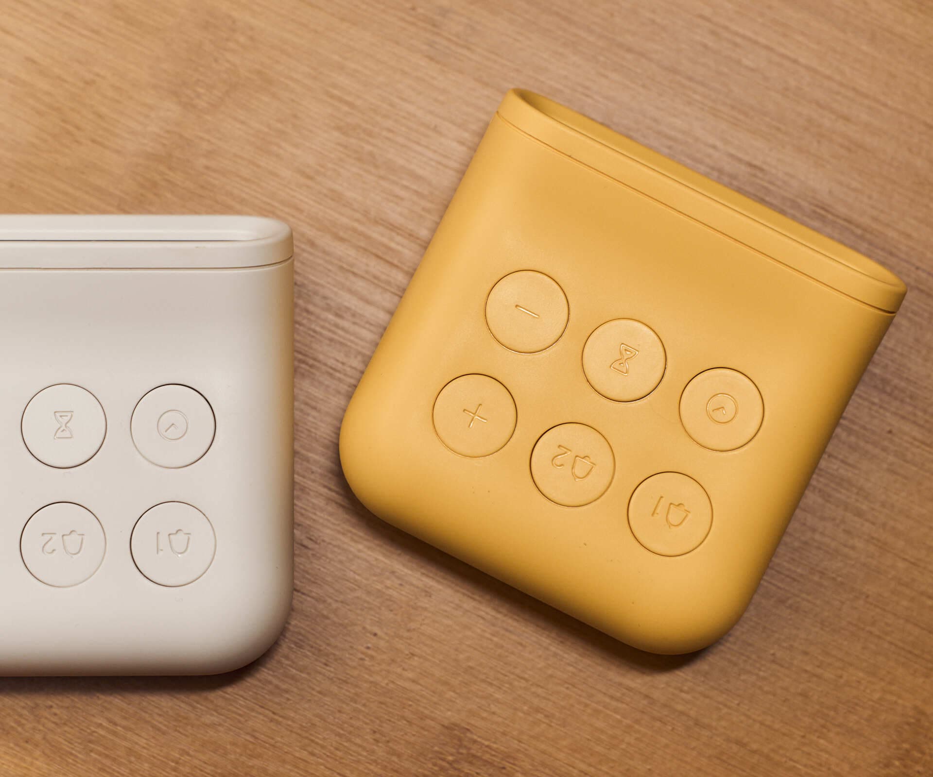 Настольные часы-будильник MUID, белые