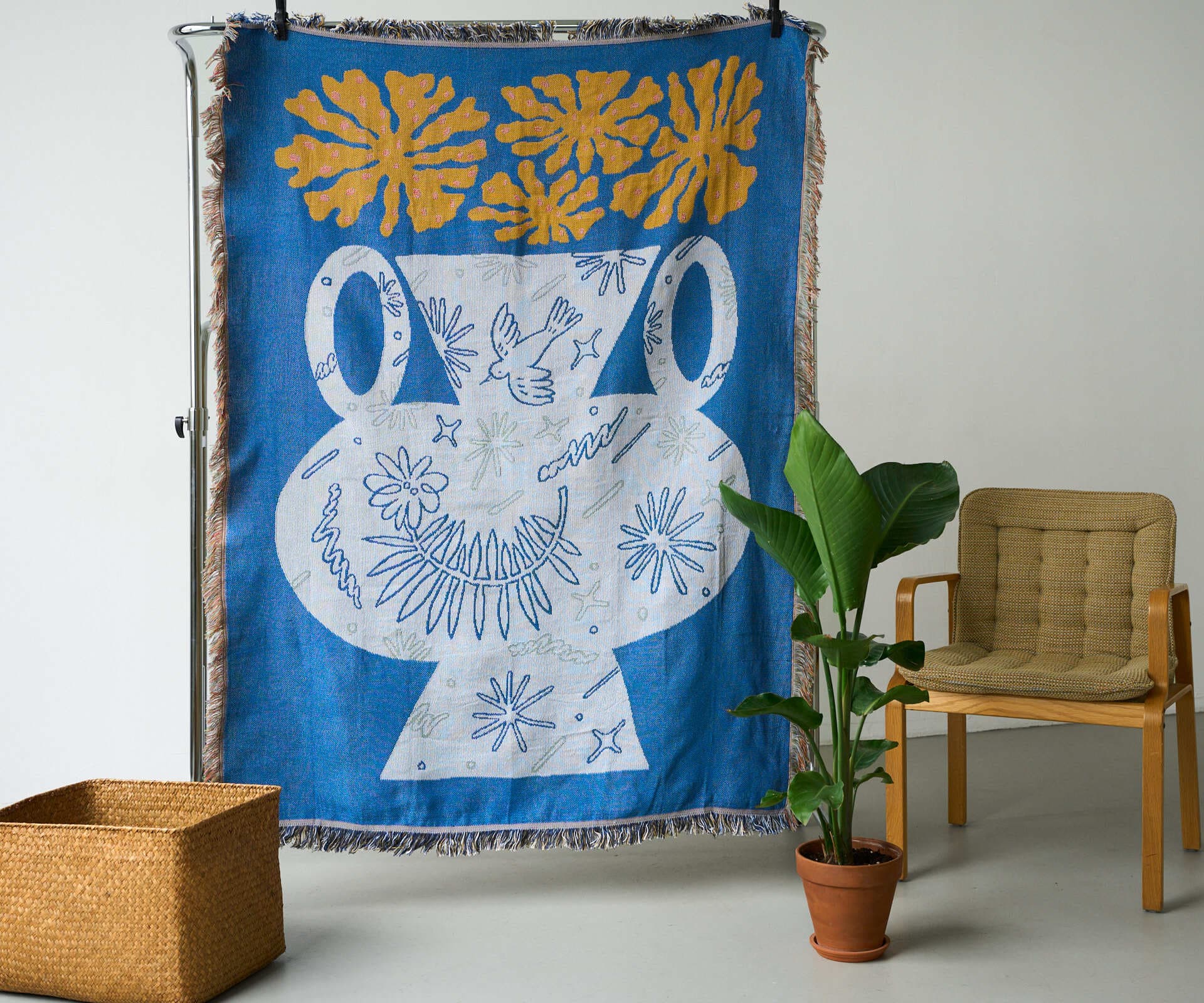 Тканный плед Kubok, 130x180 см