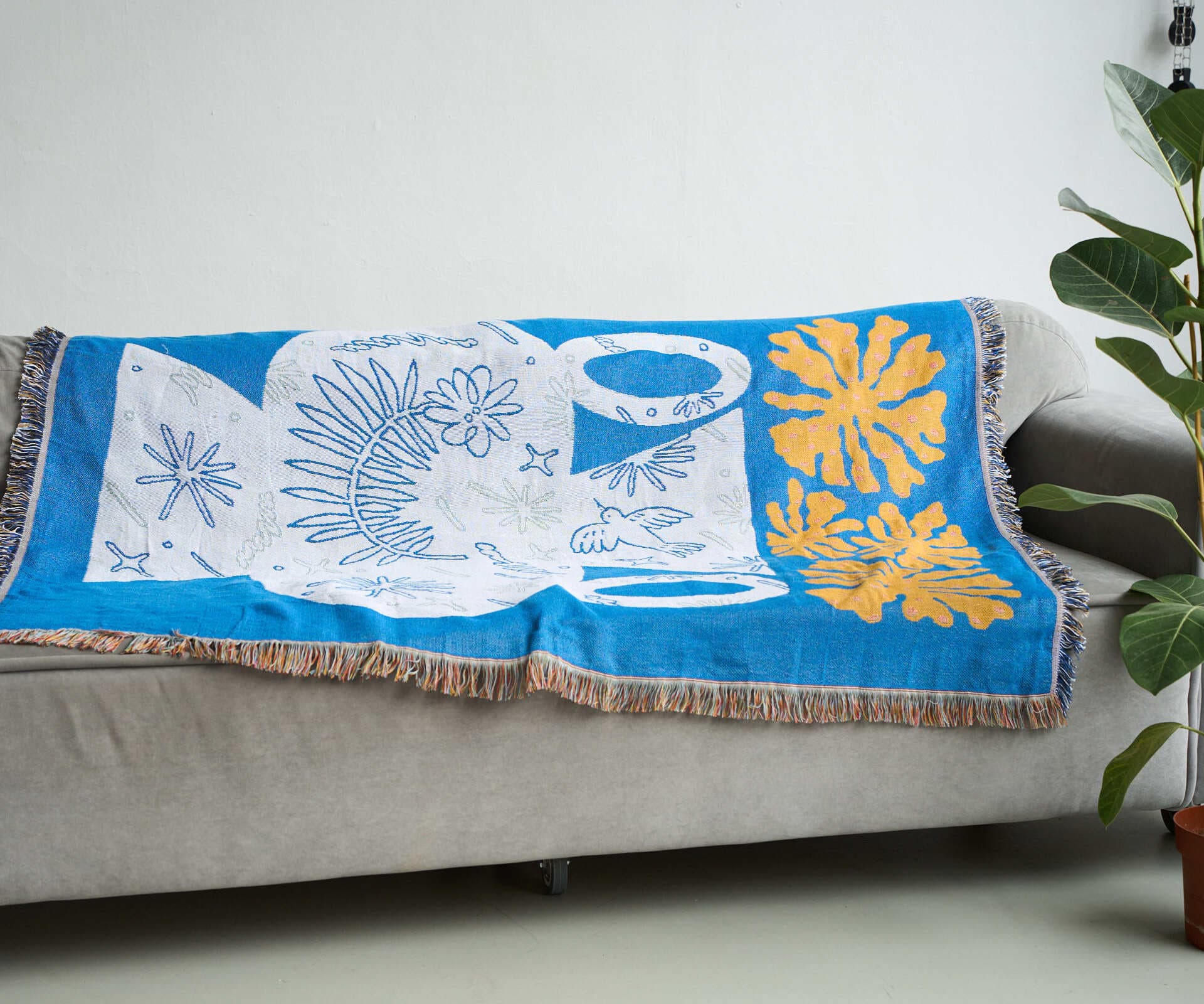 Тканный плед Kubok, 130x180 см