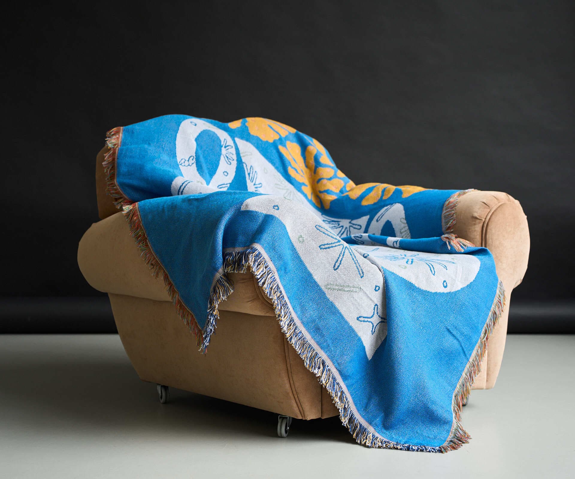 Тканный плед Kubok, 130x180 см