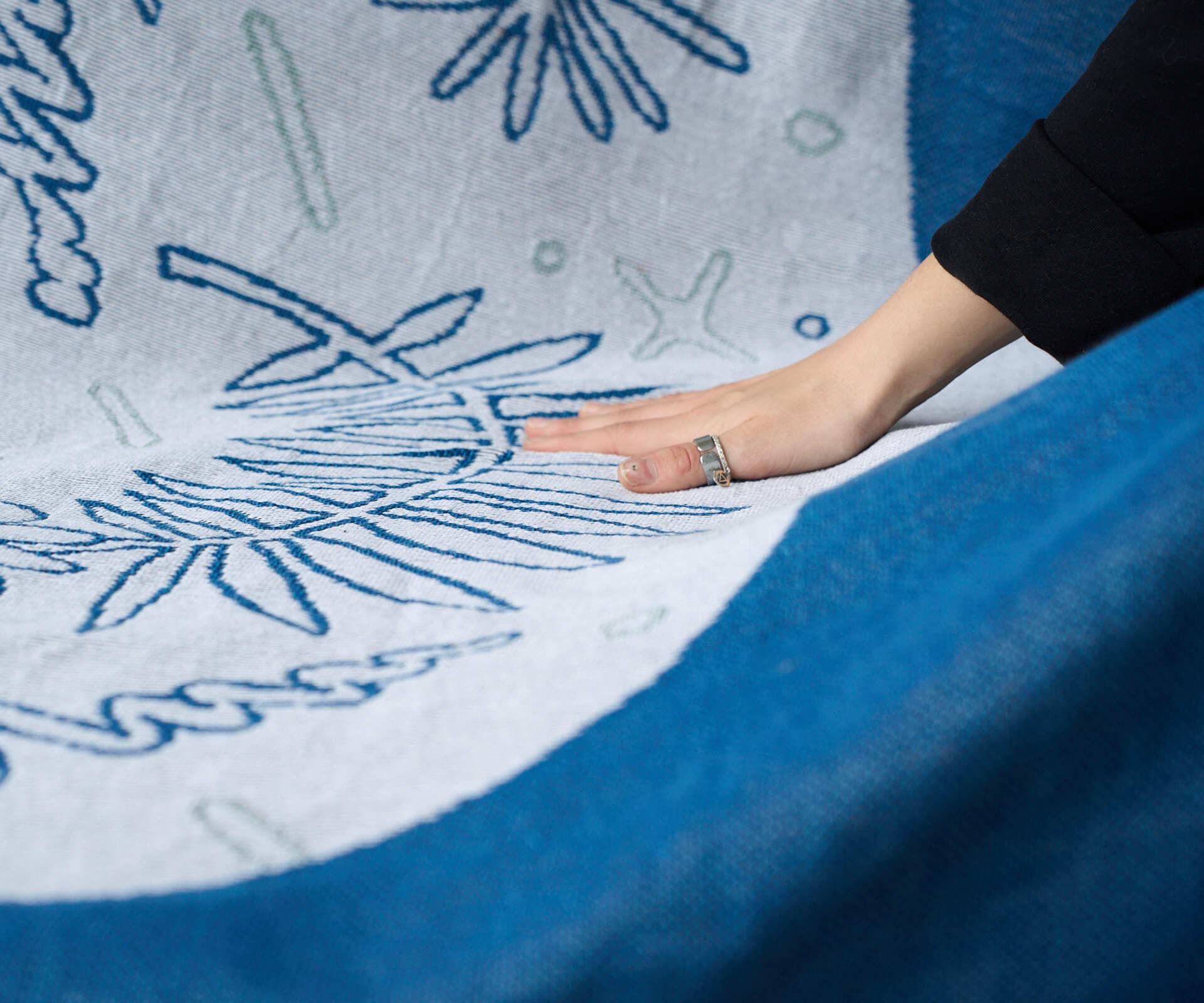 Тканный плед Kubok, 130x180 см