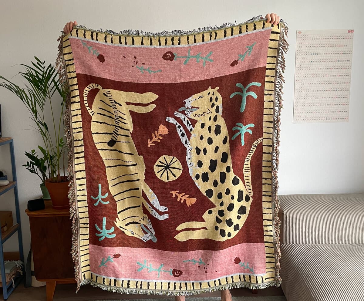 Тканный плед Tigr, 130x180 см