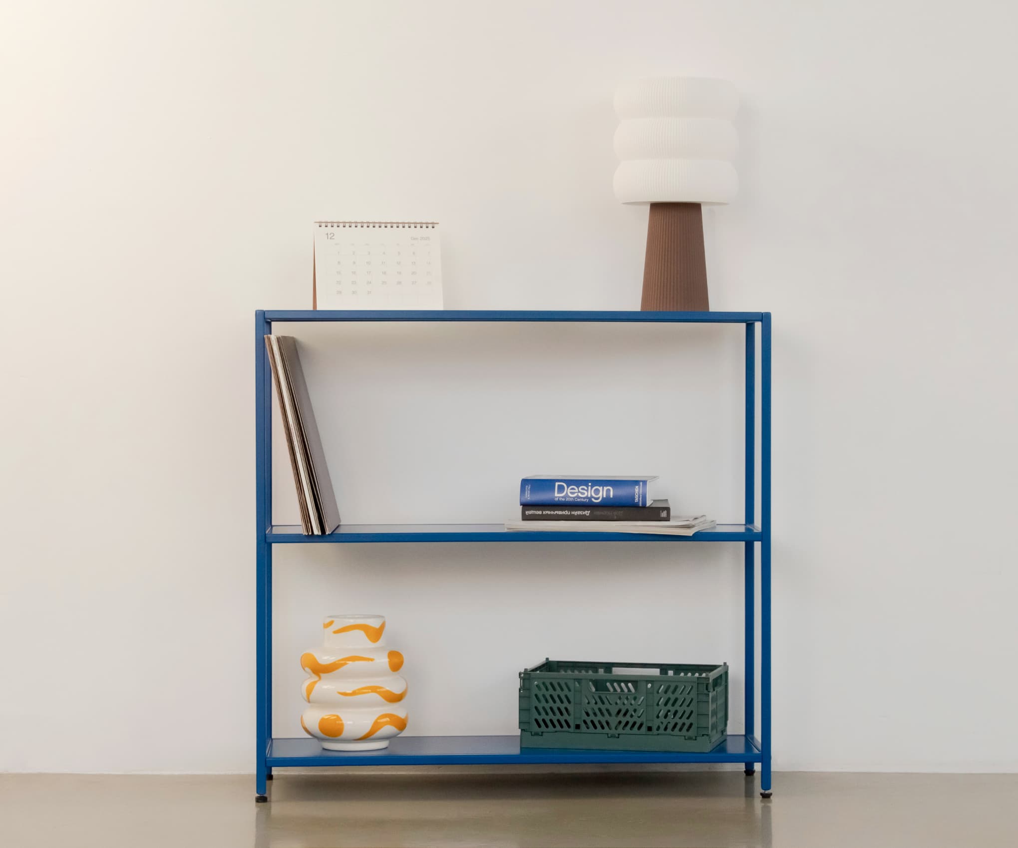 Стеллаж металлический 75х80х25, синий