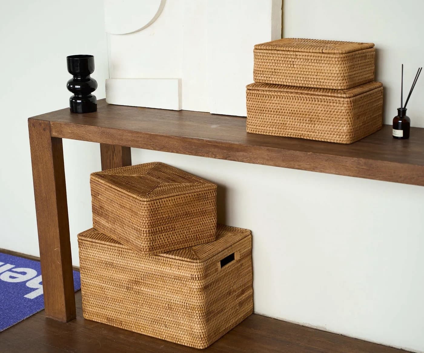 Короб из ротанга без ручек, Размер L