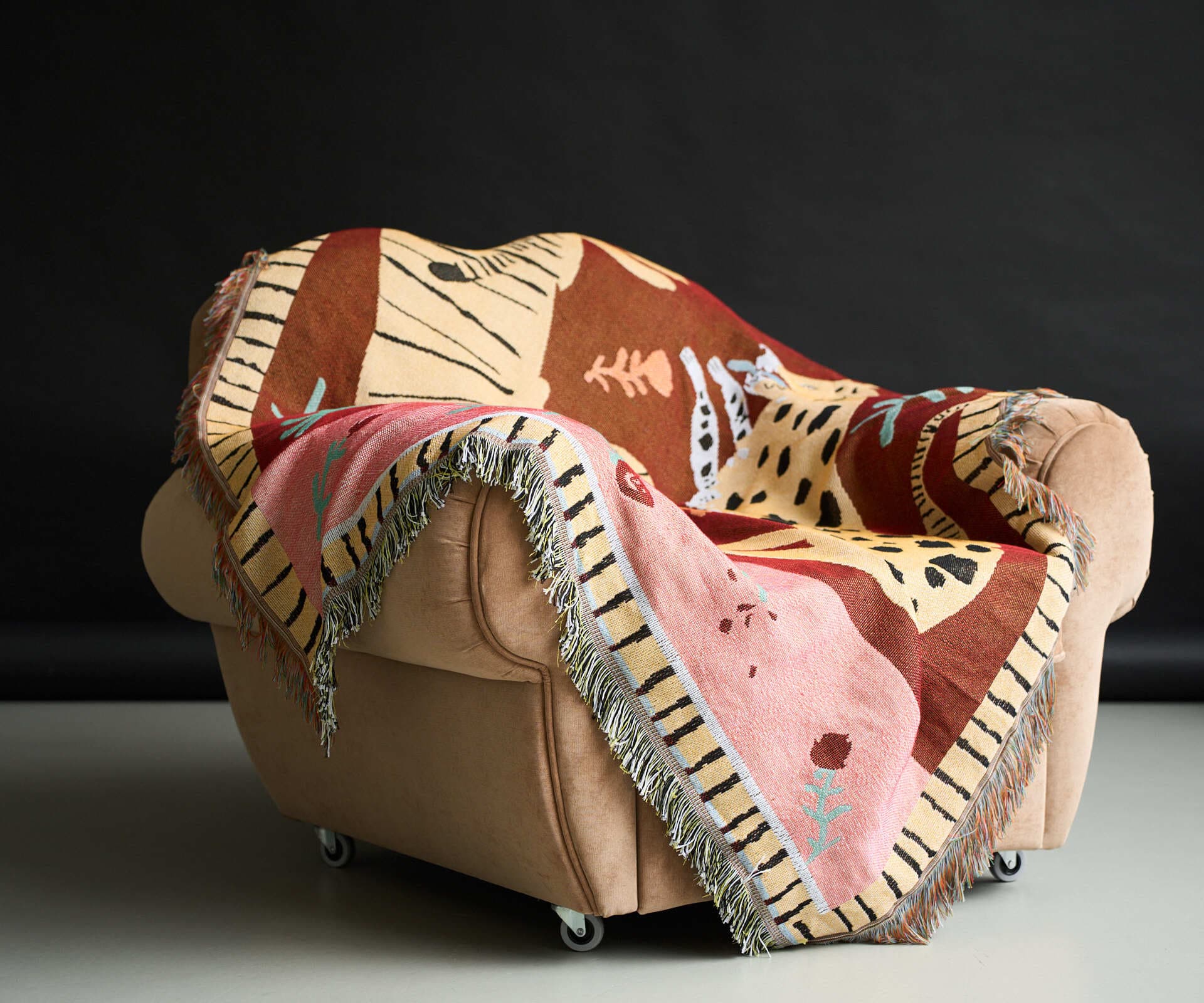 Тканный плед Tigr, 130x180 см