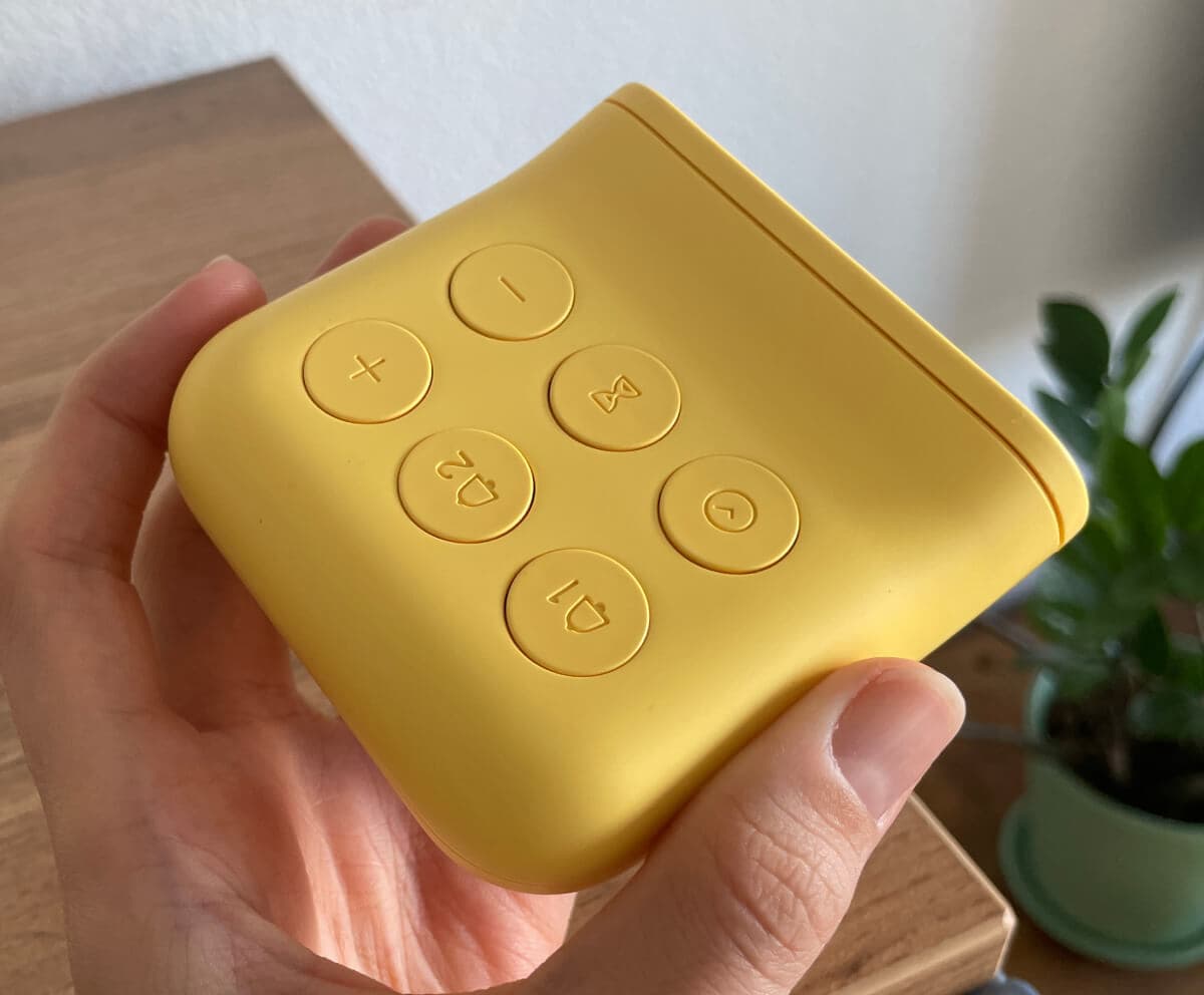 Настольные часы-будильник MUID, желтые