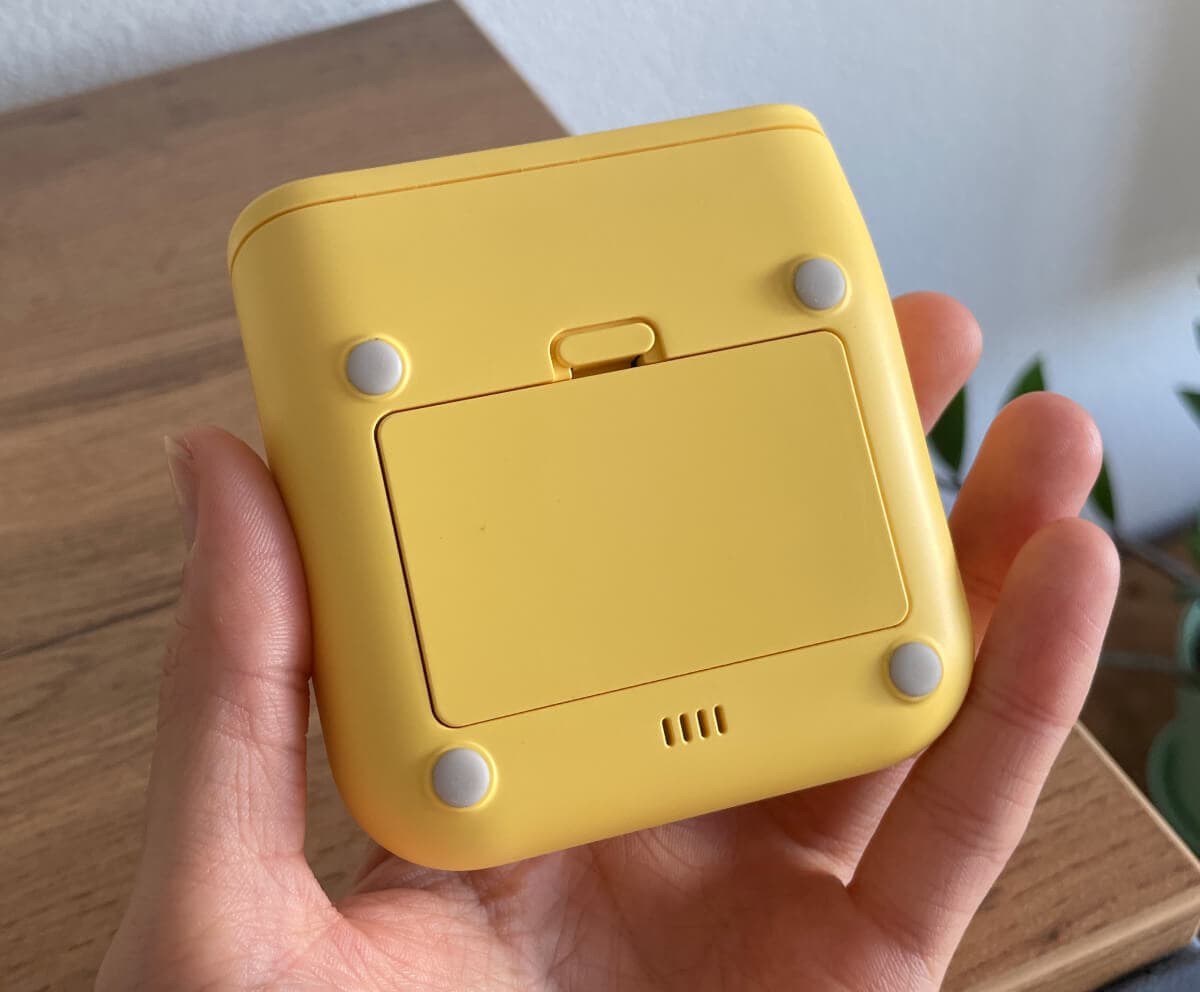 Настольные часы-будильник MUID, желтые