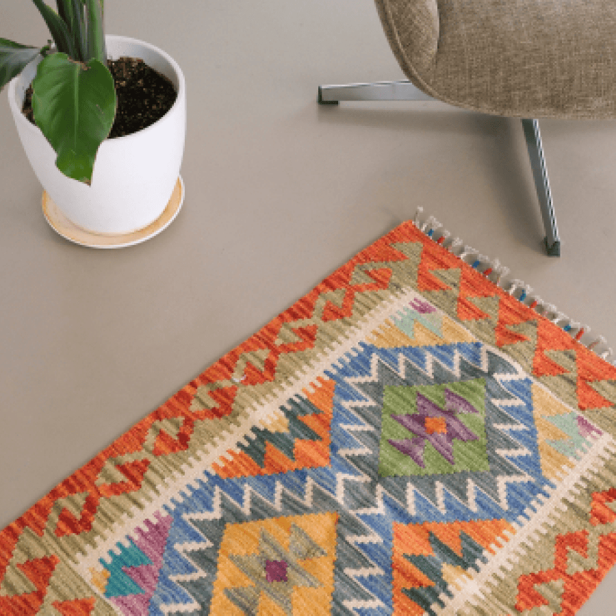 Коврик из шерсти, 60х85см