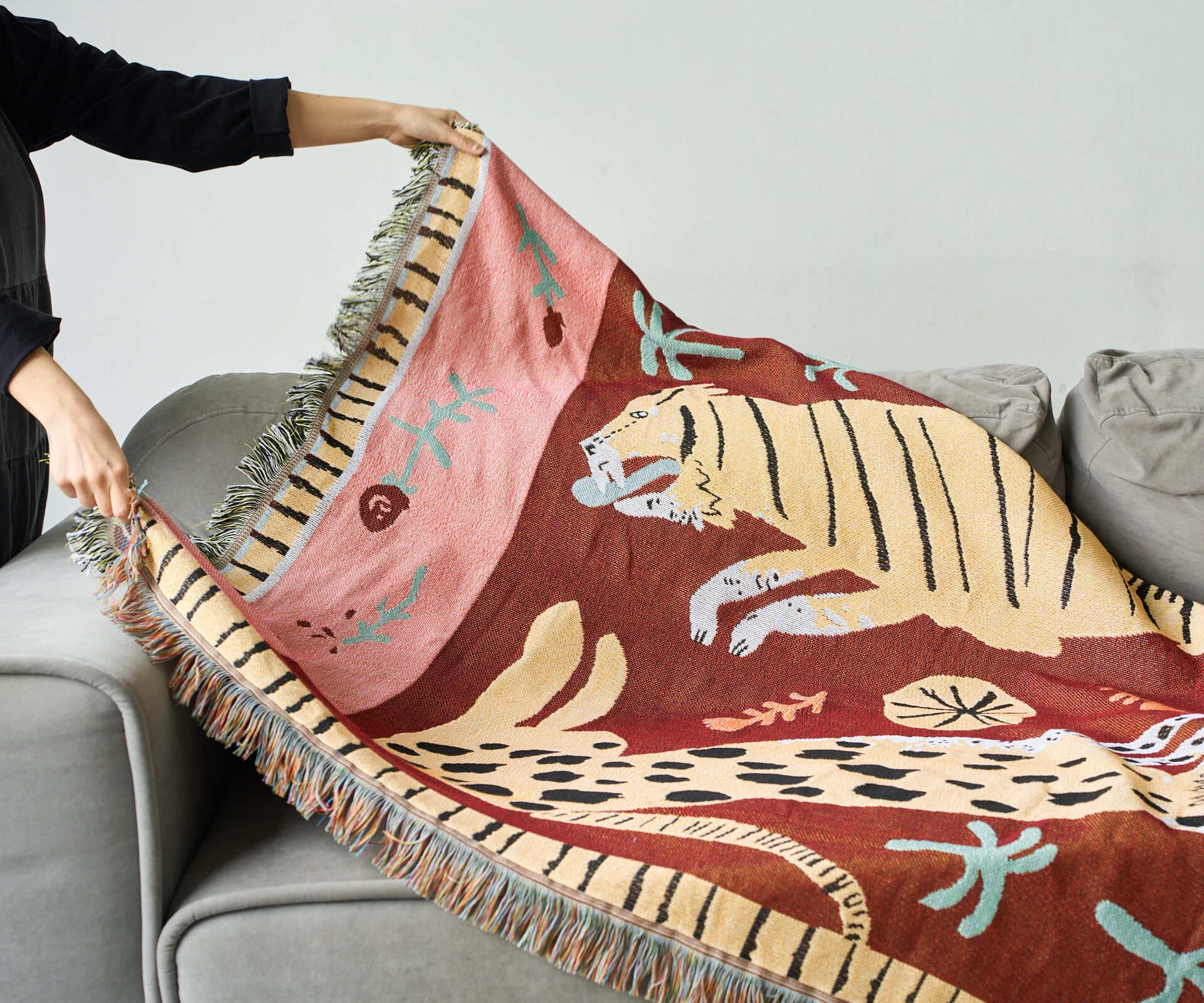 Тканный плед Tigr, 130x180 см