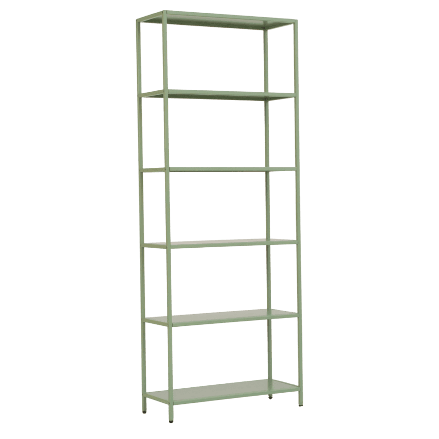 Стеллаж металлический 155х60х25, зеленый