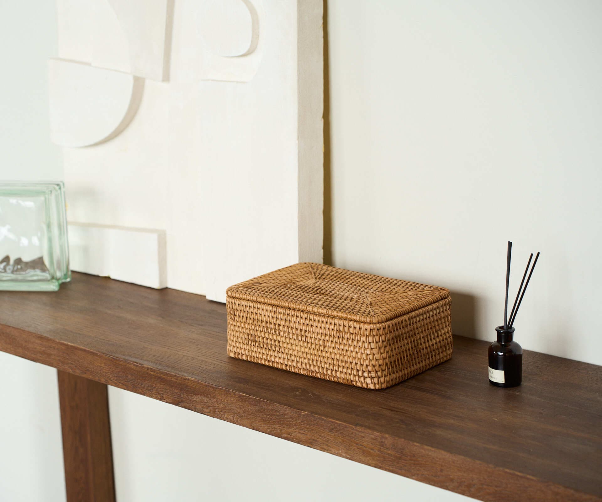 Короб из ротанга, S: 30х20х11 см