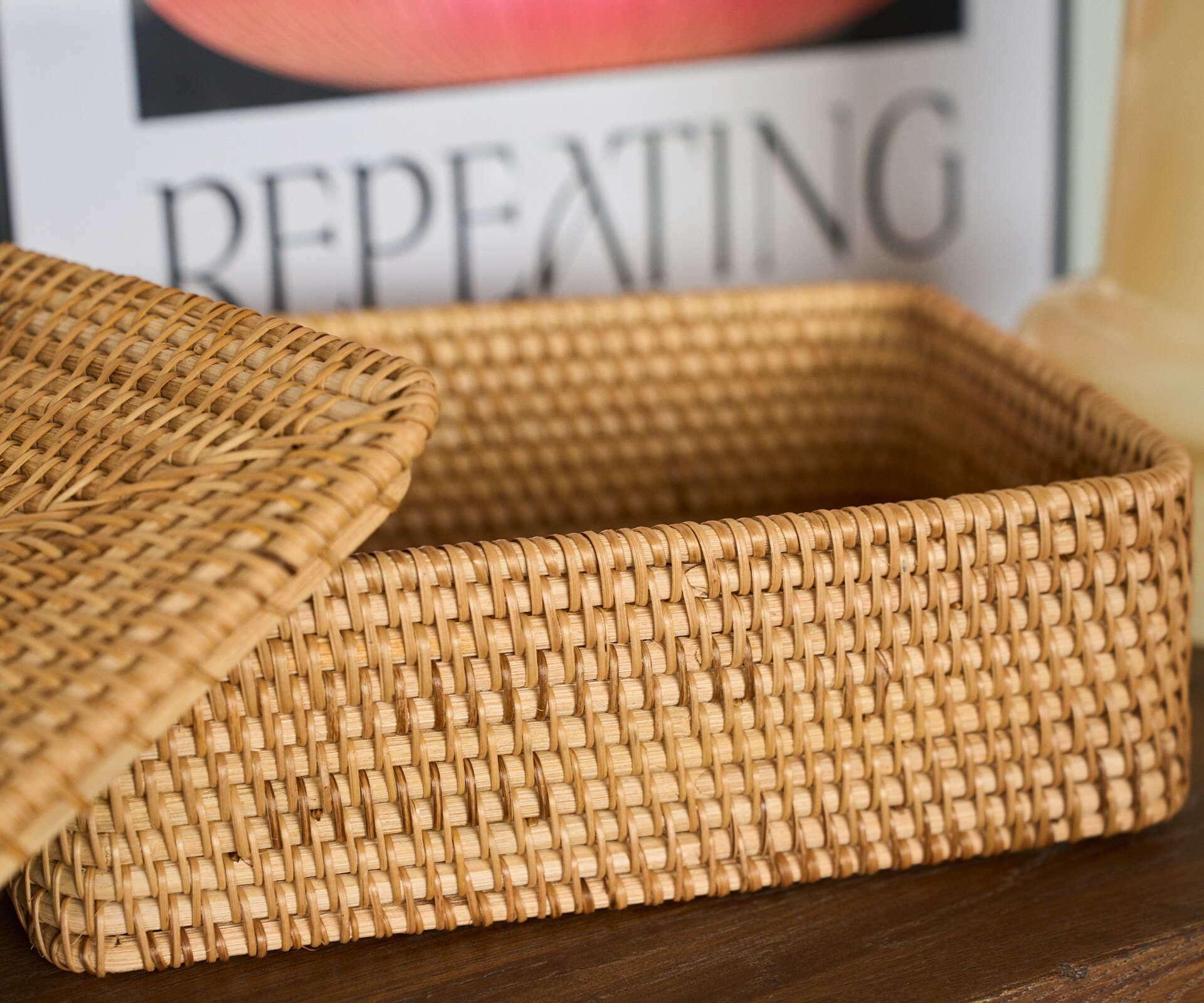 Короб из ротанга, S: 30х20х11 см