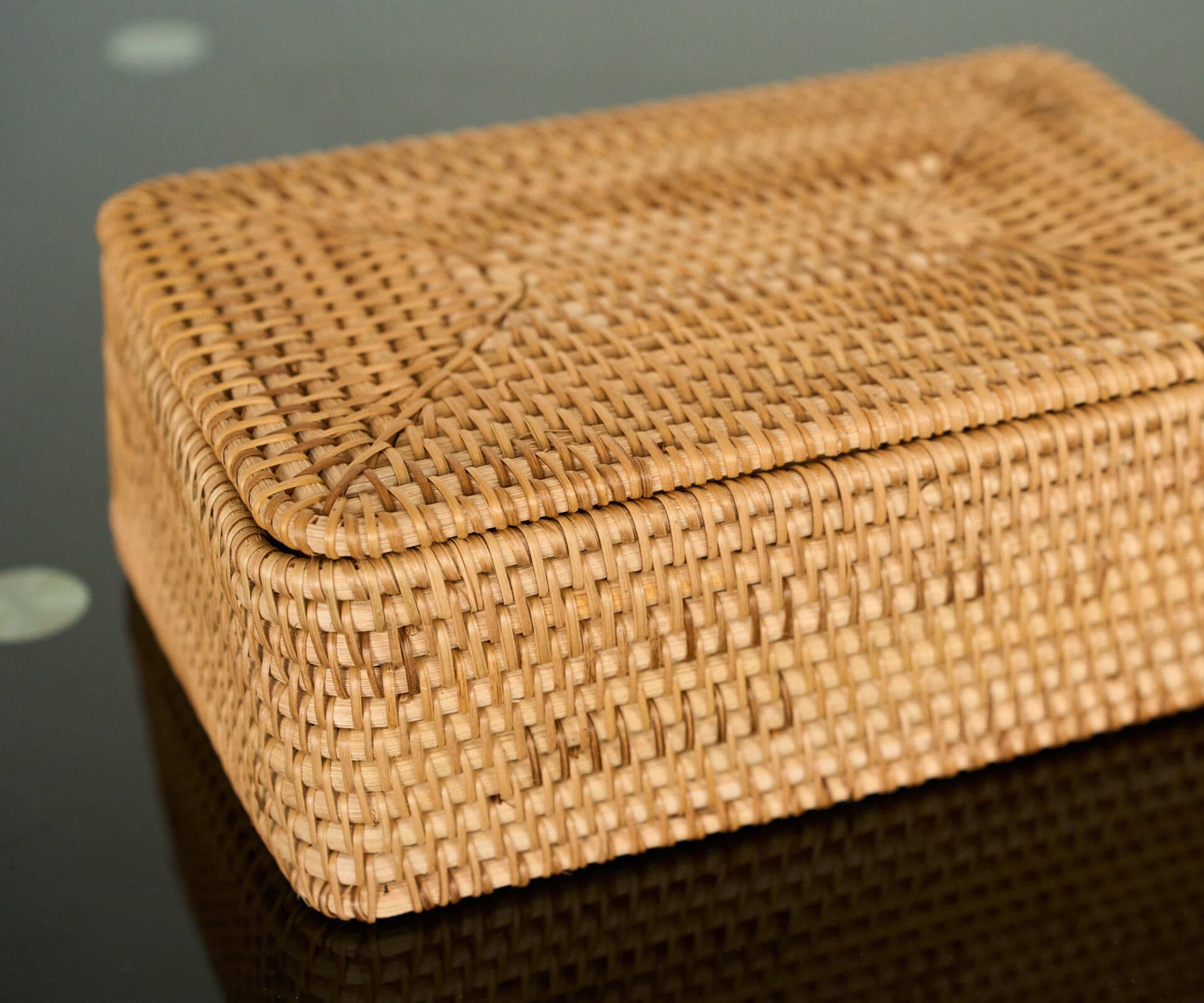 Короб из ротанга, S: 30х20х11 см