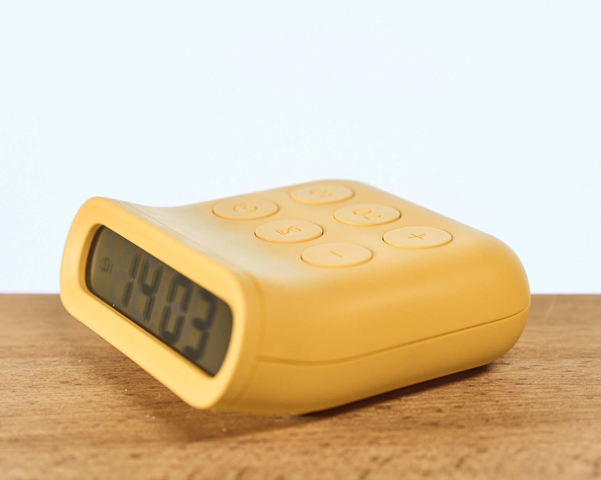 Настольные часы-будильник MUID, желтые